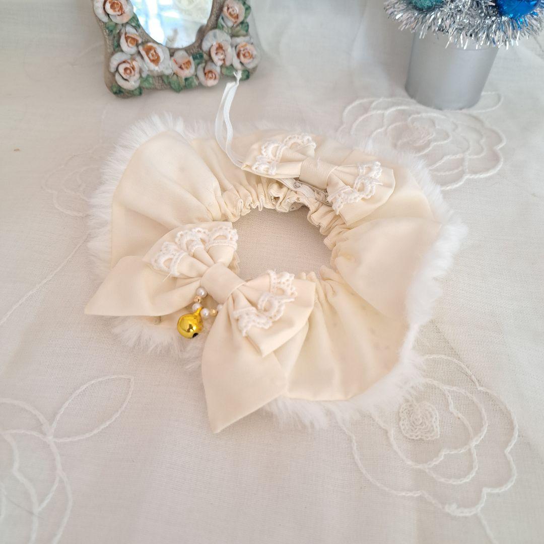 短毛シュシュ、キラキラ星わんちゃん猫ちゃん用