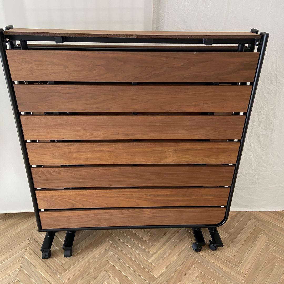 折りたたみすのこベッド MEHOL (メホール) 折りたたみベッド キャスター付