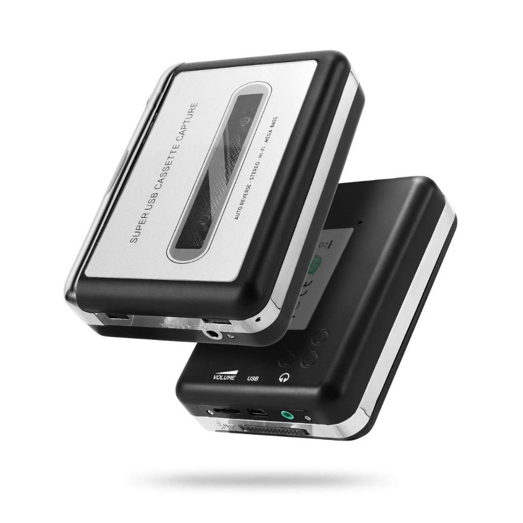 カセットテープからUSBへの変換プレーヤー オートリバース機能付き