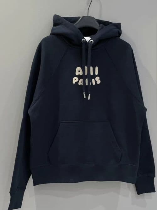 AMI PARIS ネイビ ーパーカー L