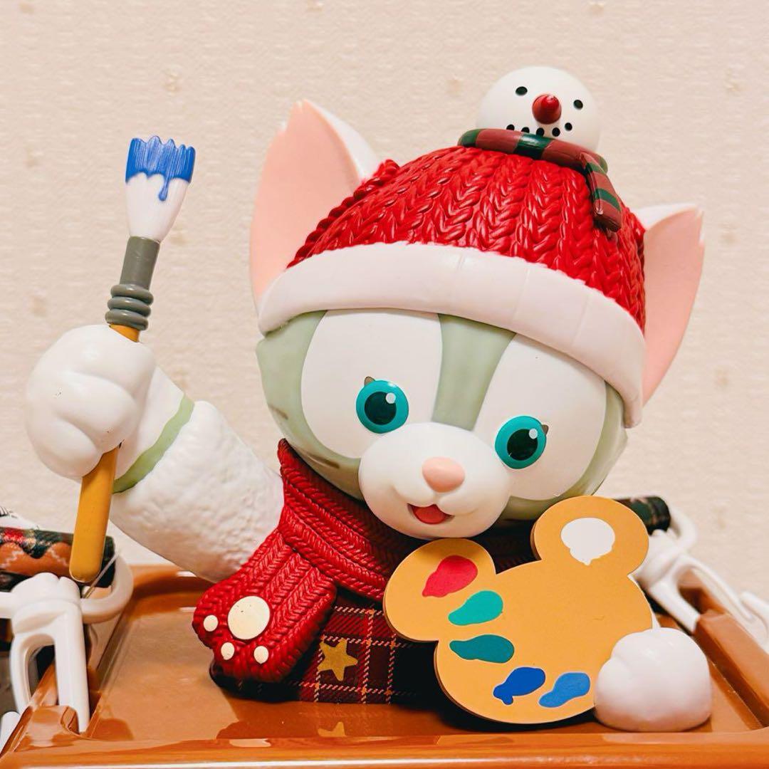 ✨新品　上海ディズニー ジェラトーニ　ライト 電池式 汽車　ポップコーンバケット