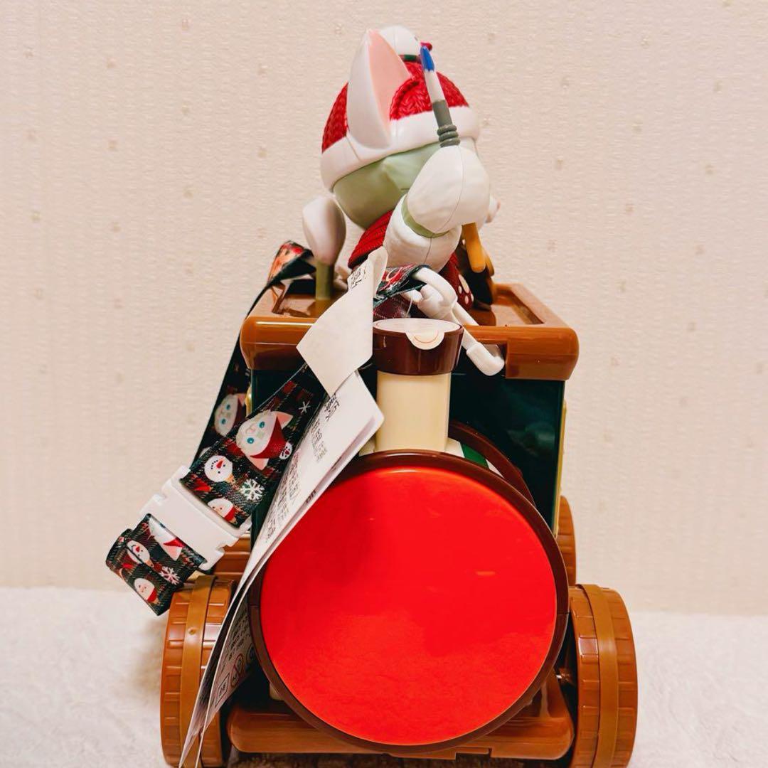 ✨新品　上海ディズニー ジェラトーニ　ライト 電池式 汽車　ポップコーンバケット