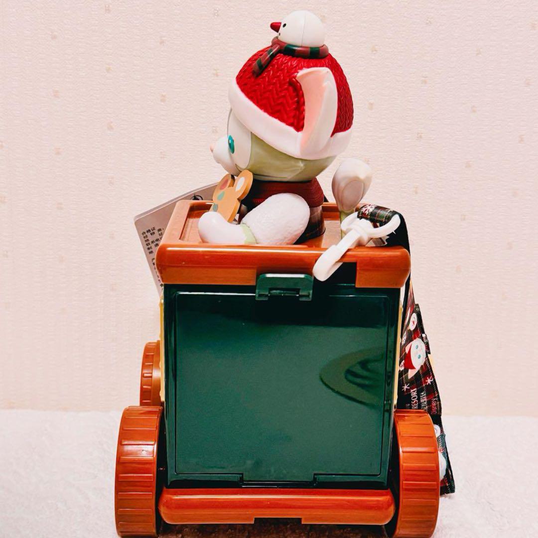 ✨新品　上海ディズニー ジェラトーニ　ライト 電池式 汽車　ポップコーンバケット