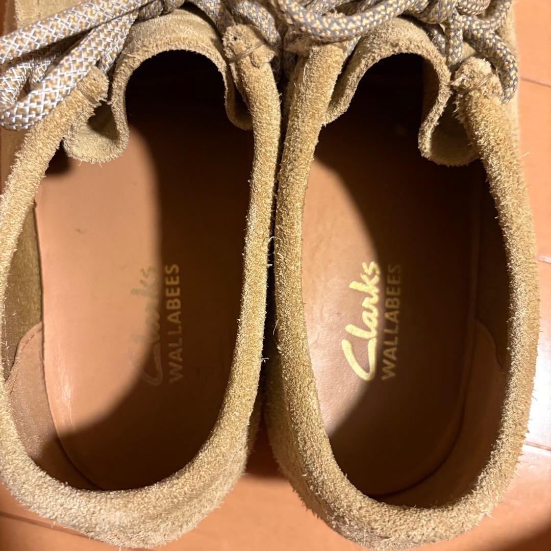 clarks ワラビー ベージュ 靴紐 alwayth クラークス miji