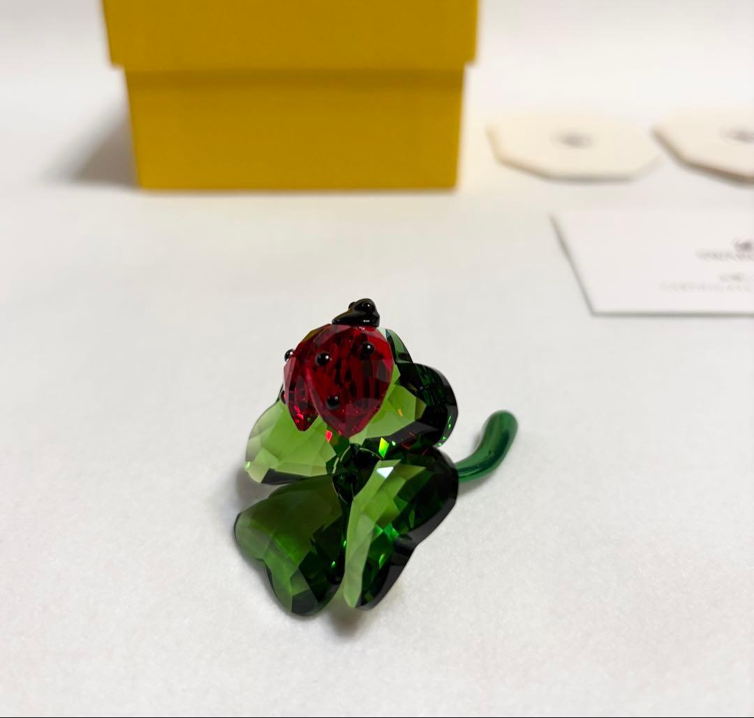 スワロフスキー SWAROVSKI Idylliaレディーバグ＆クローバー