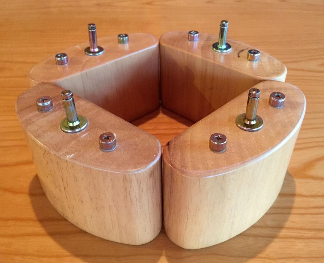 【美品】コイズミ 家具調コタツ ナチュラル木製 正方形 つぎ脚付き 600W