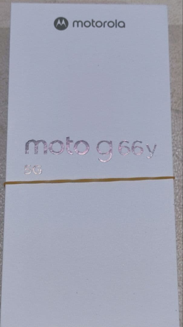 【新品未使用】moto g66y 5G ブラックオイスター