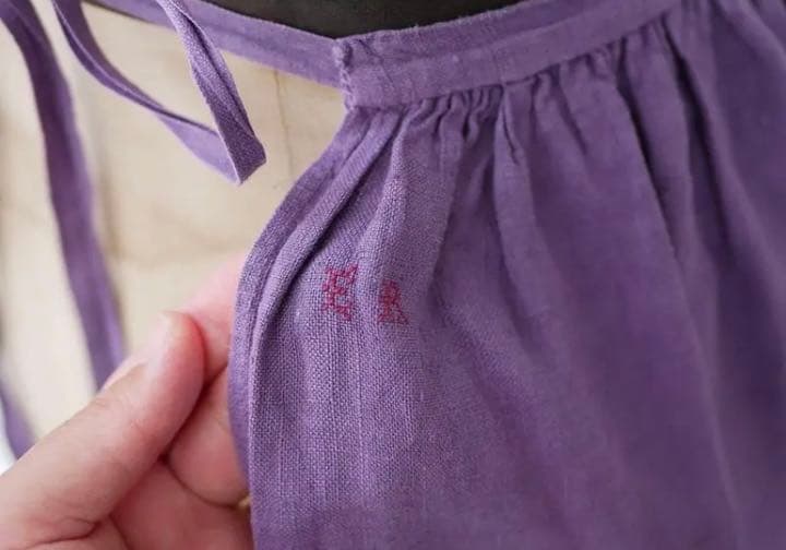 フランスアンティークエプロン