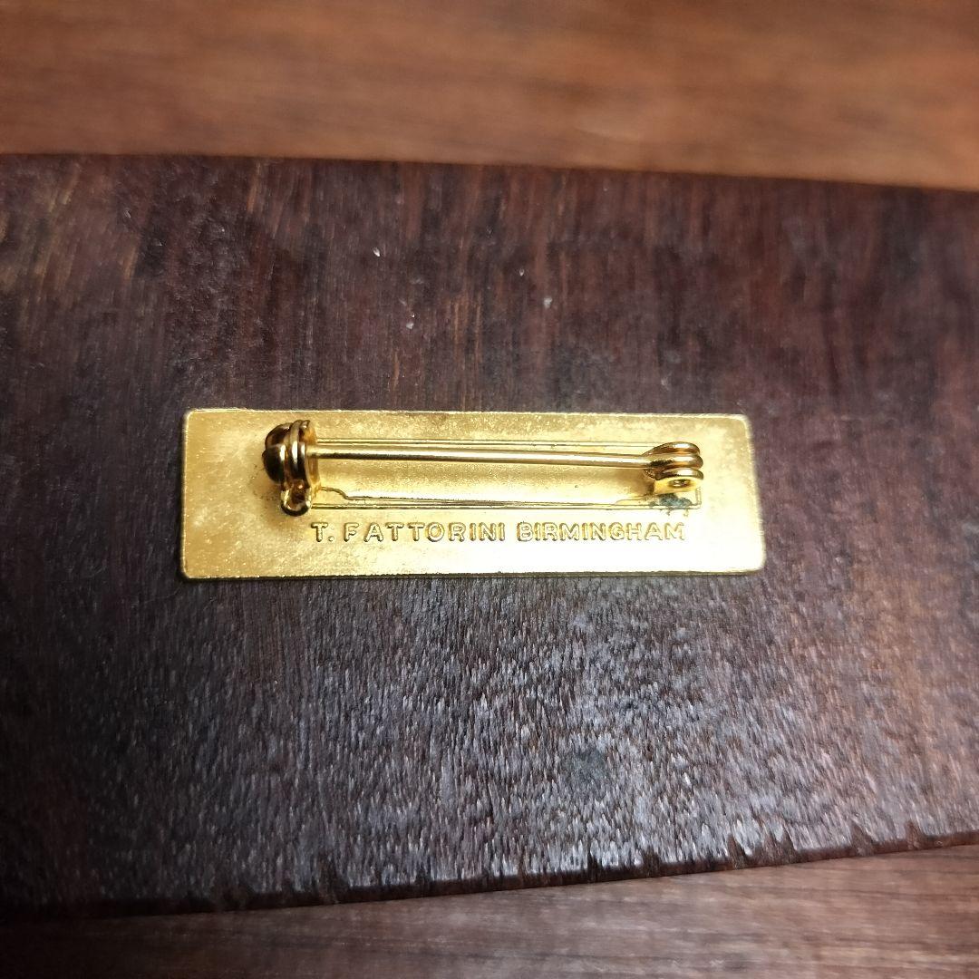 80s Barbour Thomas Fattorini ビッグピンバッジ