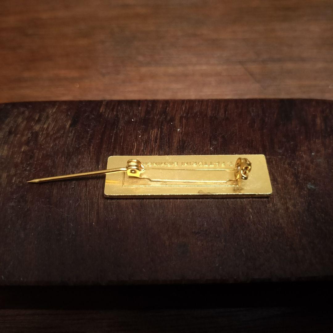 80s Barbour Thomas Fattorini ビッグピンバッジ