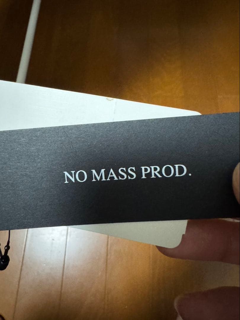 NO MASS PROD ブラック クロップドパーカー Sサイズ