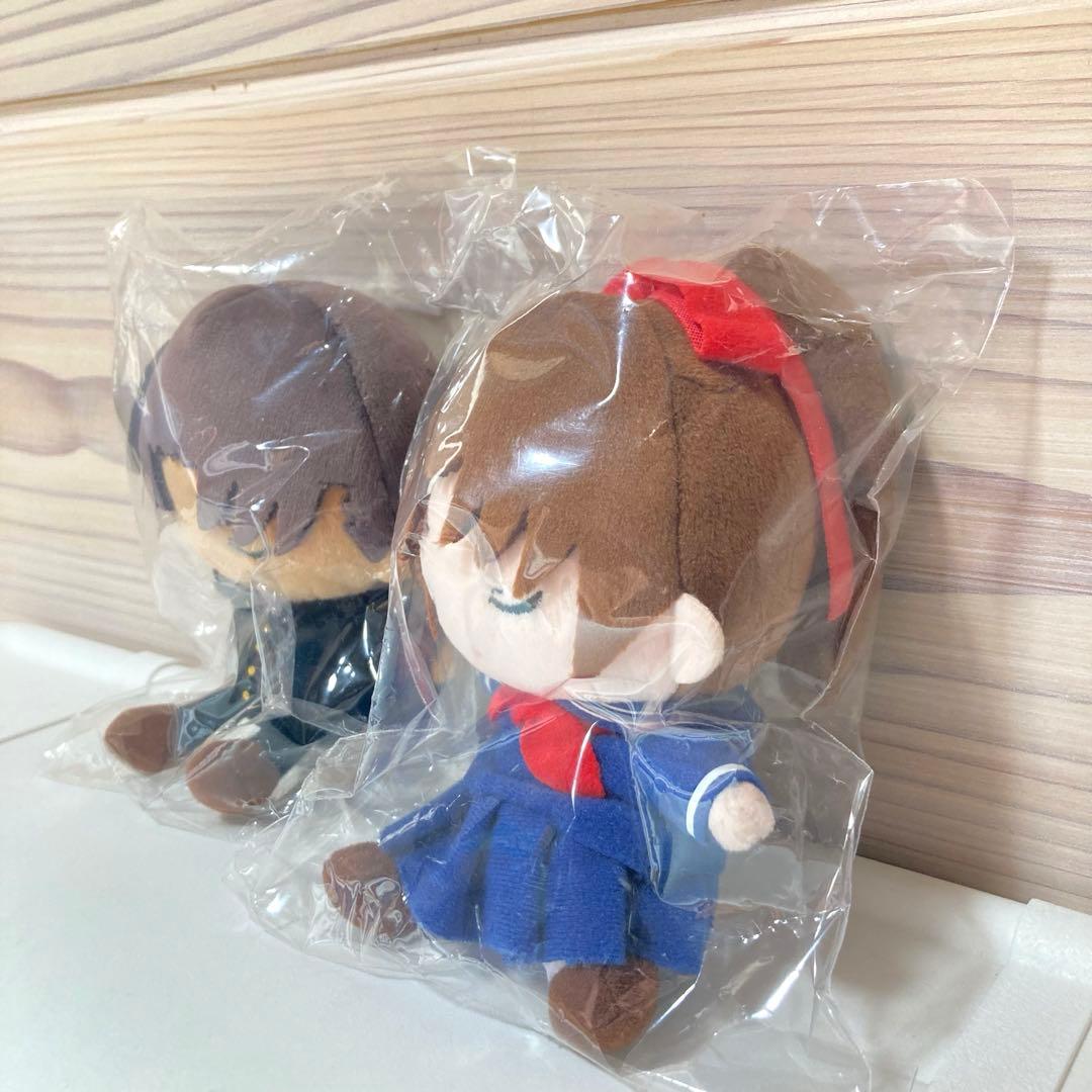 希少品★未開封品★名探偵コナン★おすわりぬいぐるみ★遠山和葉★服部平次