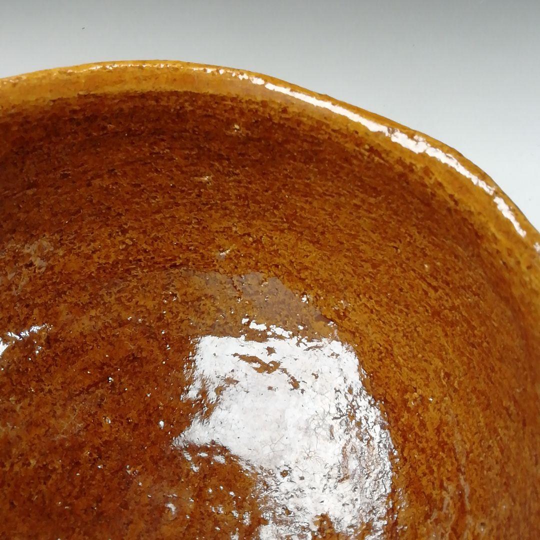 Ｔ１１６　茶碗　『大樋焼』『春日山窯　開発文明』　共箱　抹茶碗　茶道具