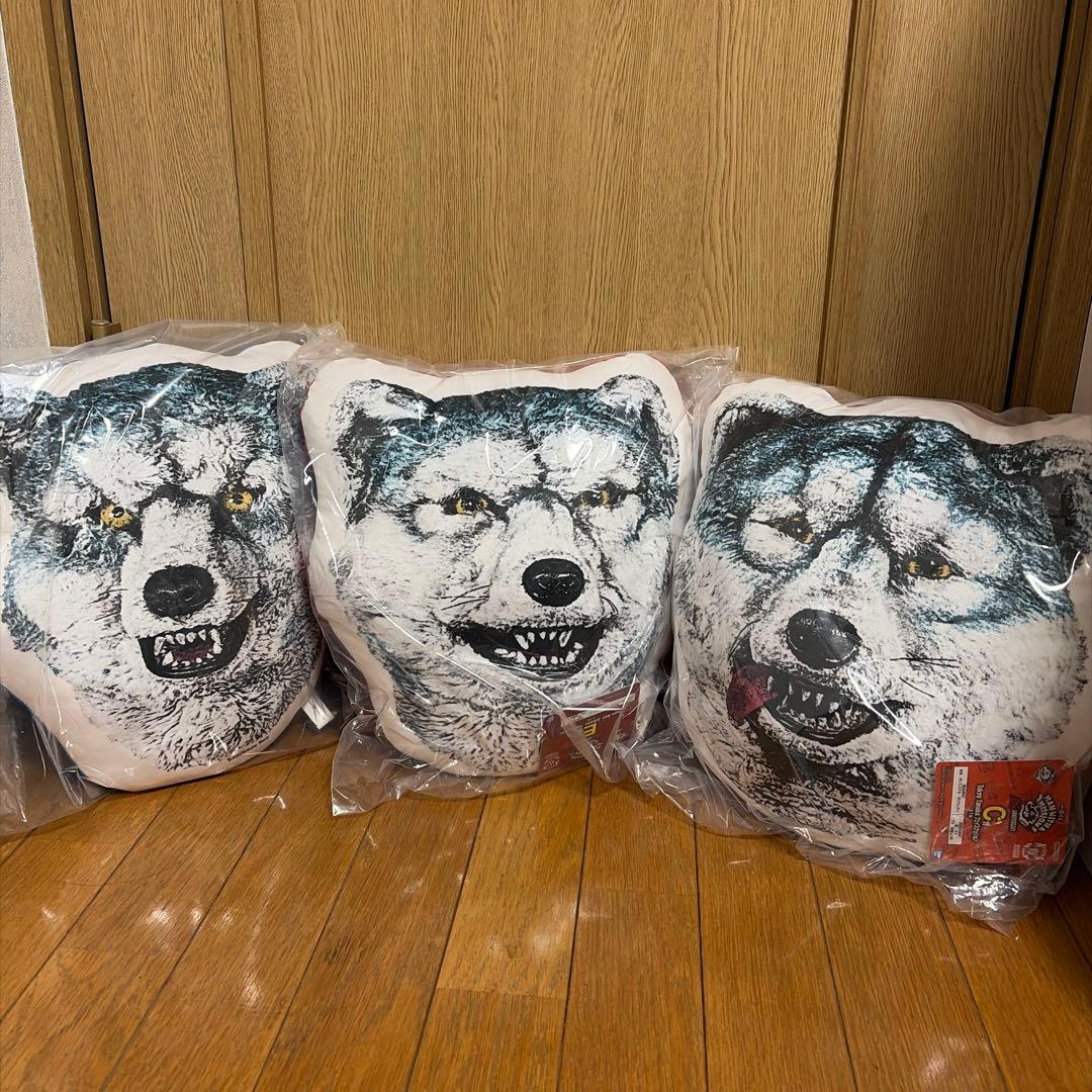 一番くじ　MAN WITH A MISSION D賞　フェイスクッション　F賞