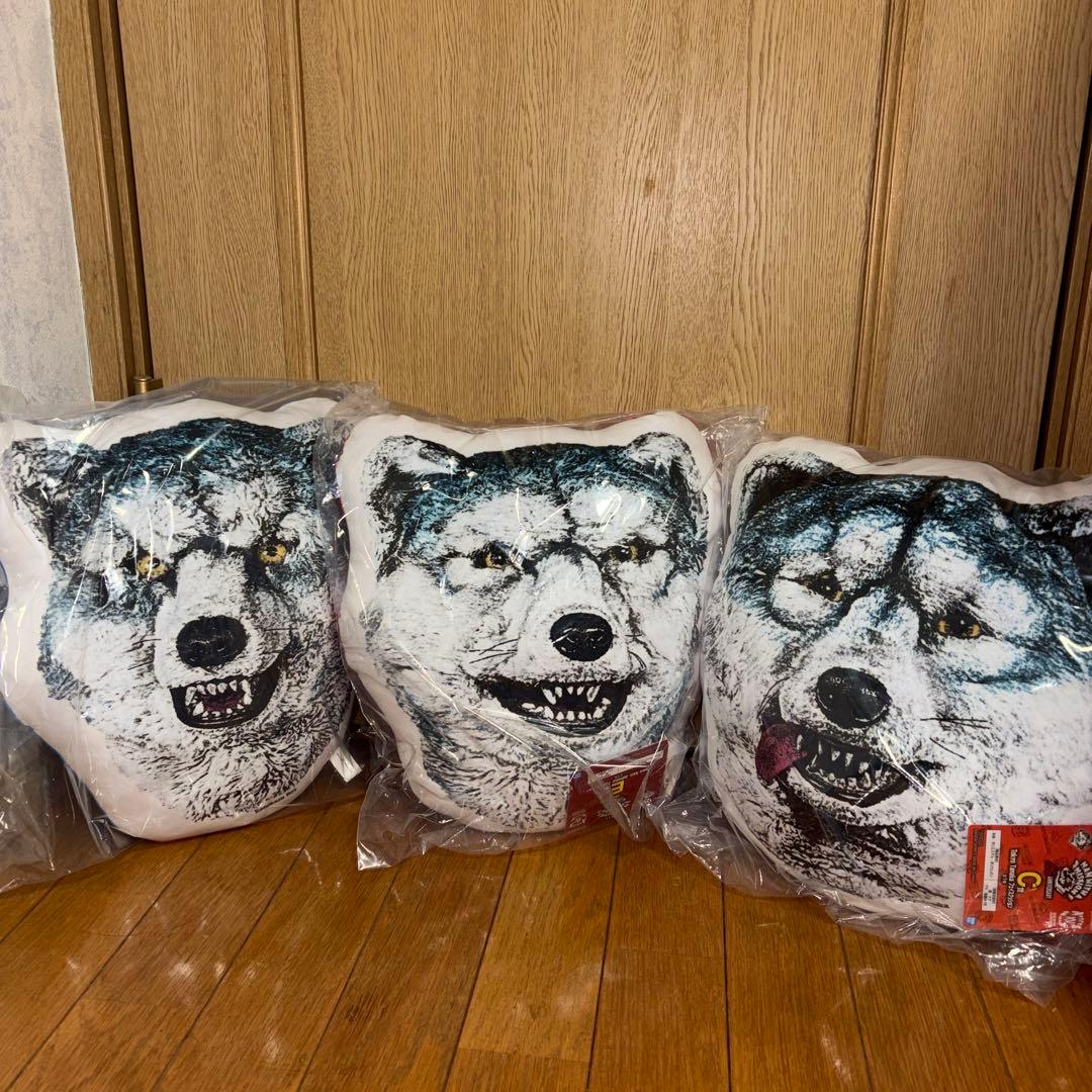 一番くじ　MAN WITH A MISSION D賞　フェイスクッション　F賞