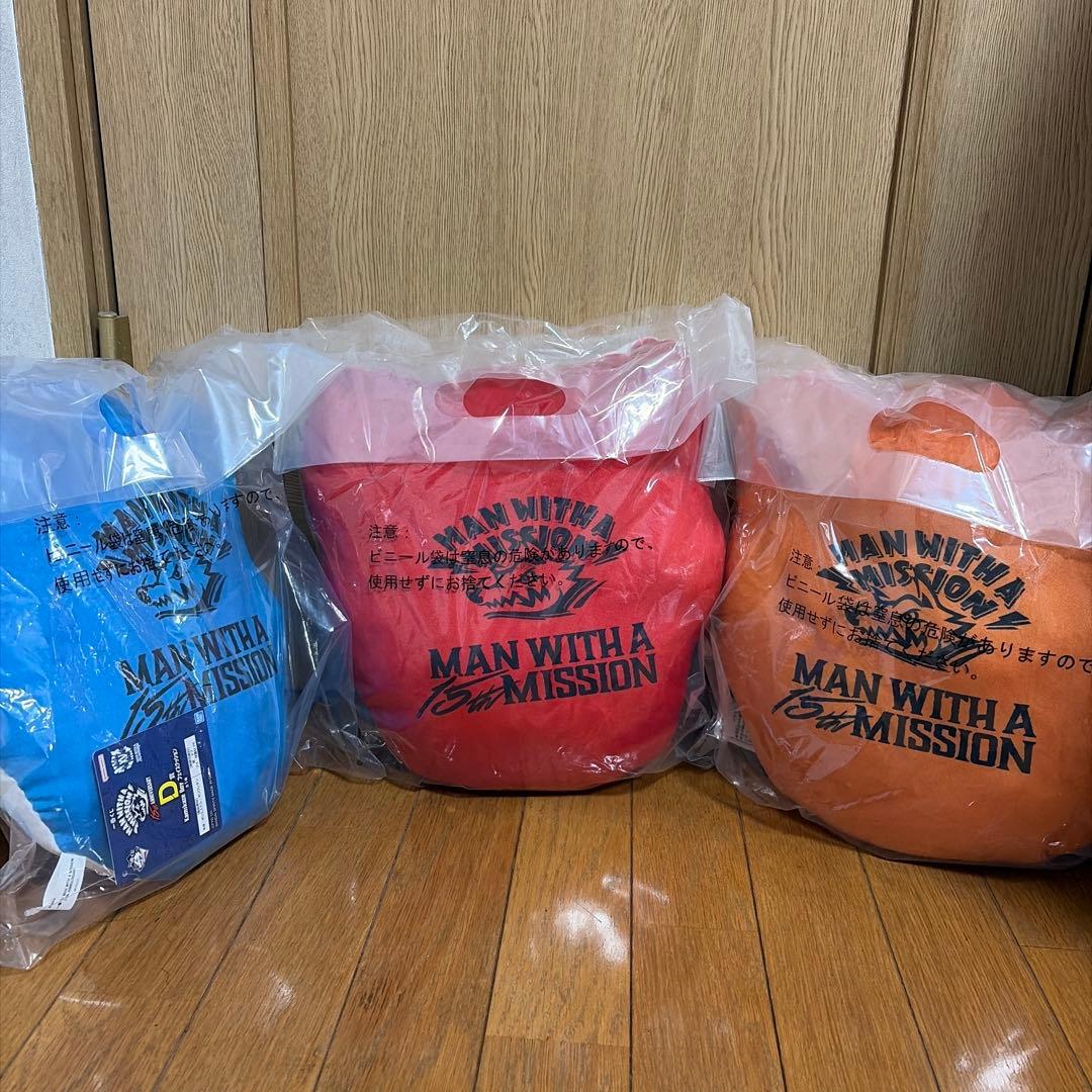 一番くじ　MAN WITH A MISSION D賞　フェイスクッション　F賞