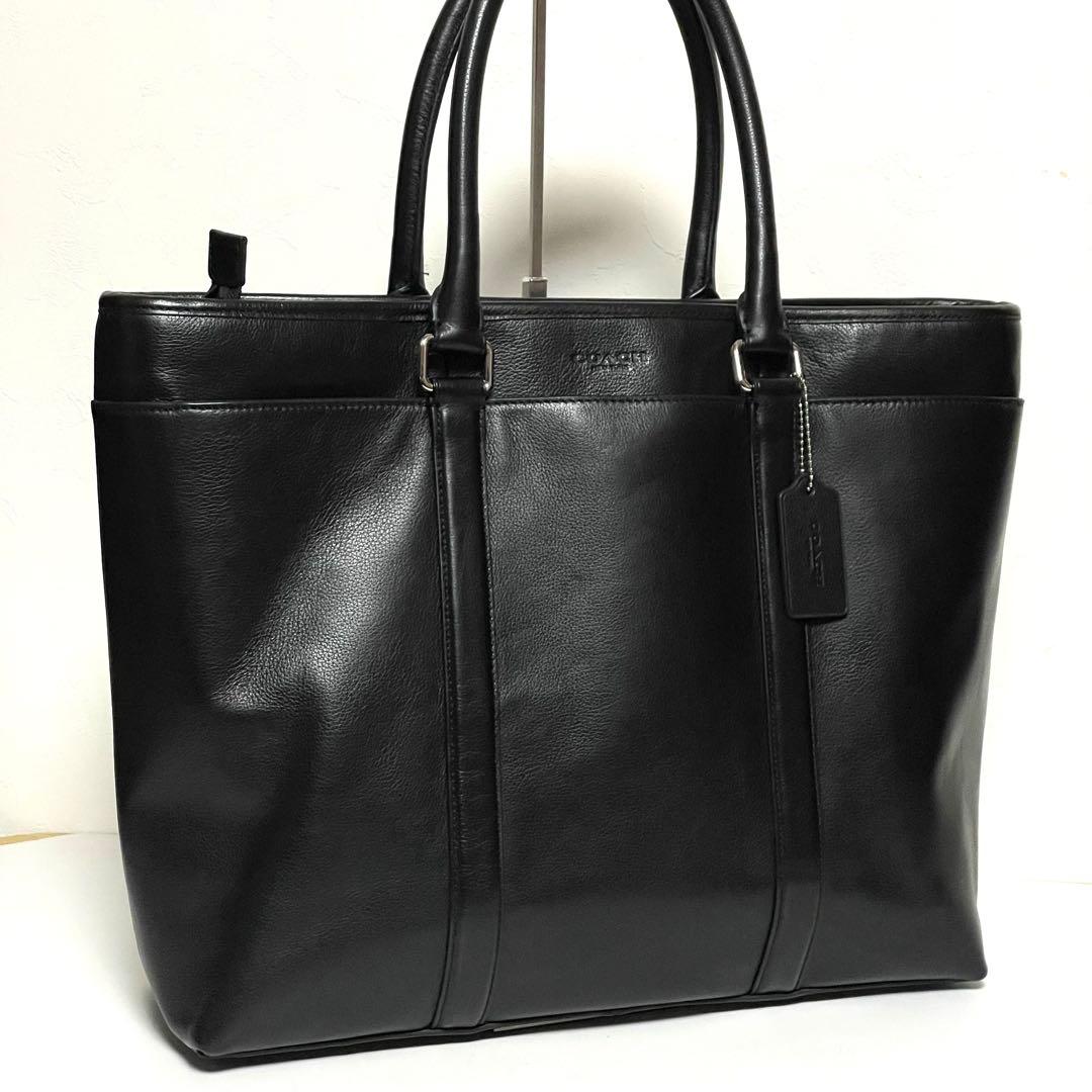 ✨極美品✨COACH コーチ ペリー ビジネスバッグ トートバッグ 2way 黒