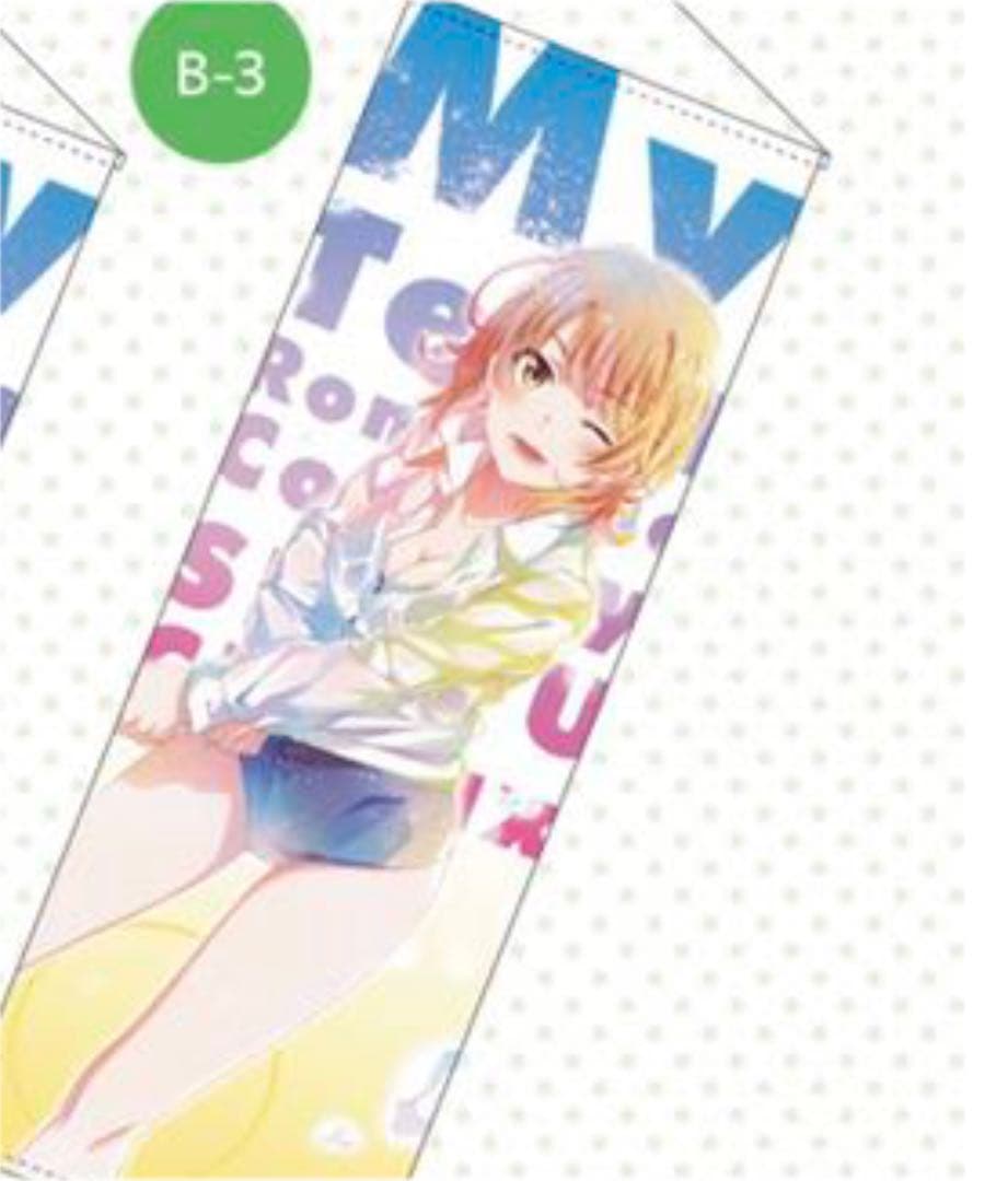 俺ガイル　ウェブポン B-3 ロングタペストリー　一色いろは　水遊び　新品