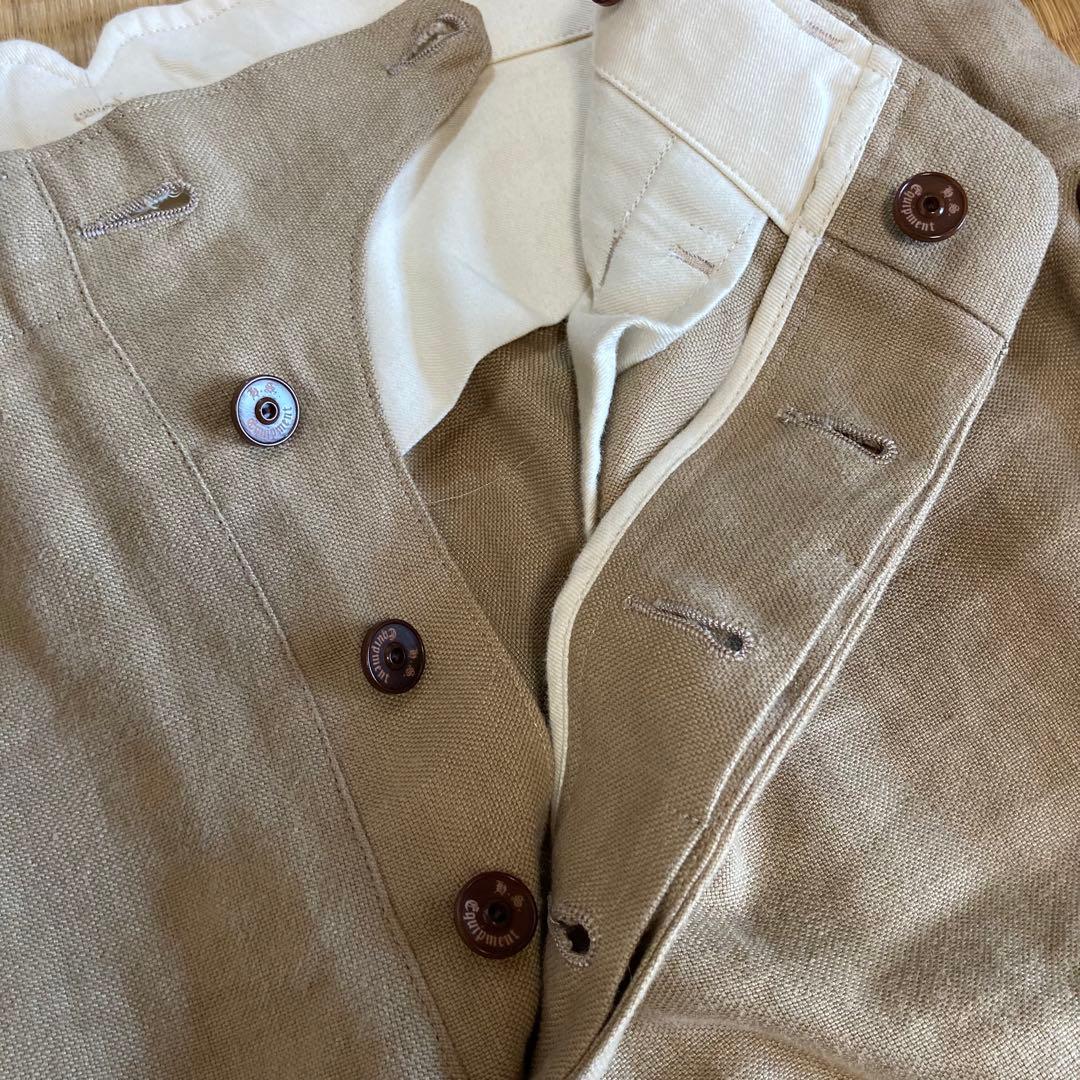 HAVERSACK H.S Equipment リネン パンツ サイズ1