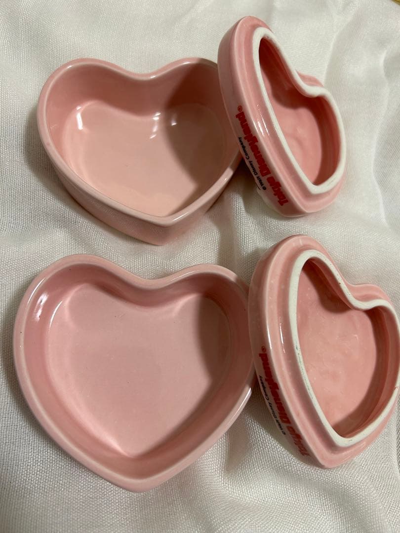 ディズニーランド　ミニーマウス ハート型ボックス 2個セット