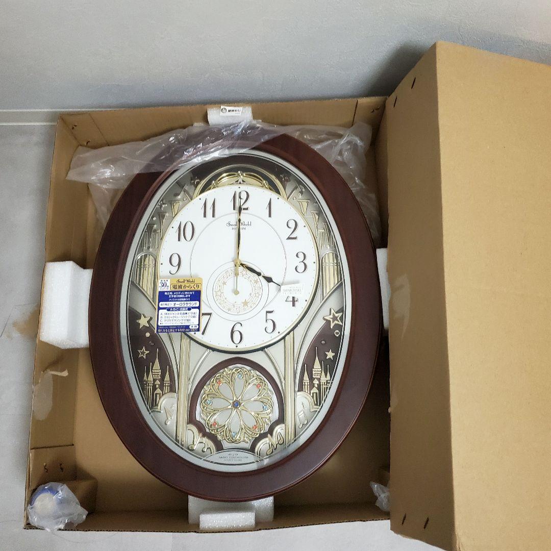 【お値下げ中/廃盤品希少】スモールワールド　ノエルM 電波からくり時計