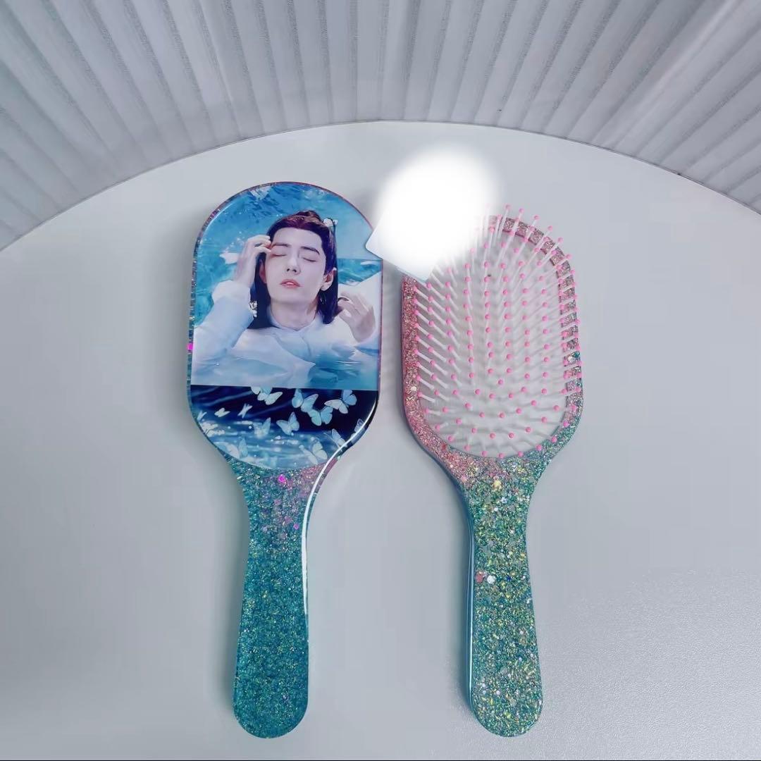 肖戦 超大レジンエアークッション付きヘアブラシ　12点セット❣️確認用0109