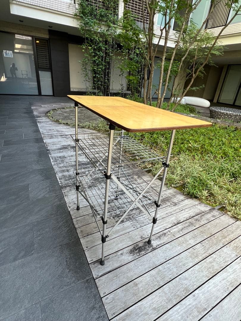  PEAK アウトドア/キャンプ用キッチンテーブル(収納バッグ付き)