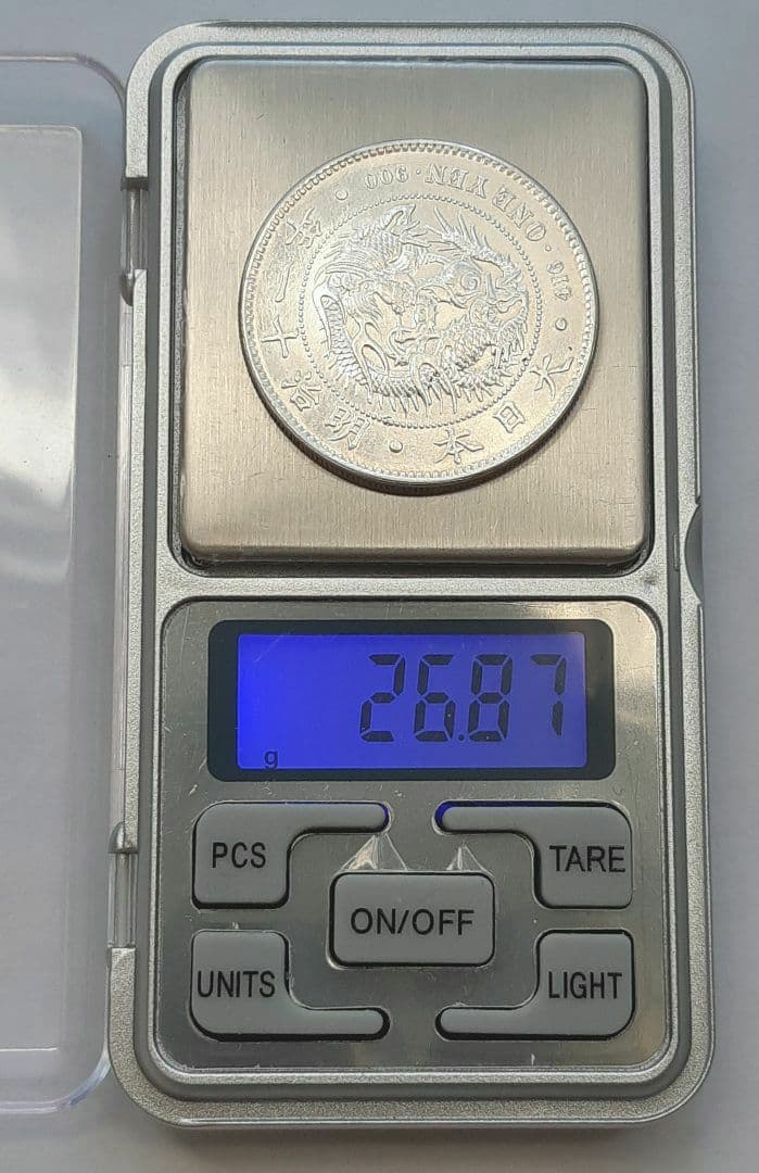 明治11年 大型 新1円銀貨