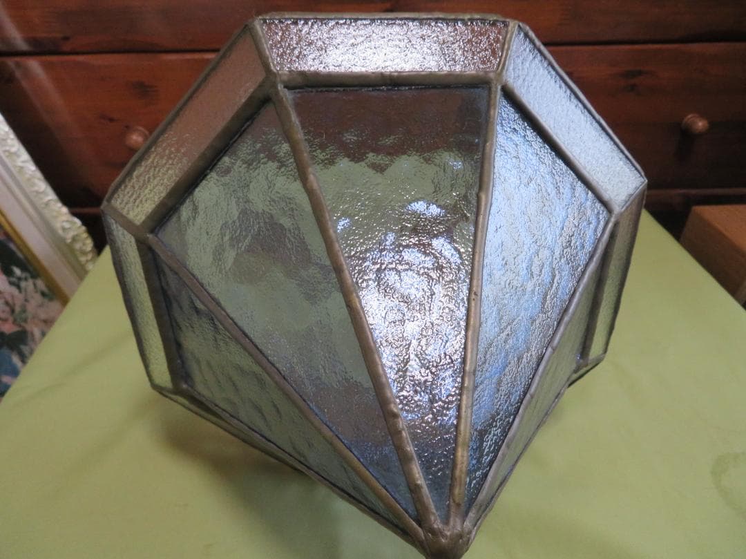 ◆ステンドグラス　テラリウム（　約23cm×約40cm）◆