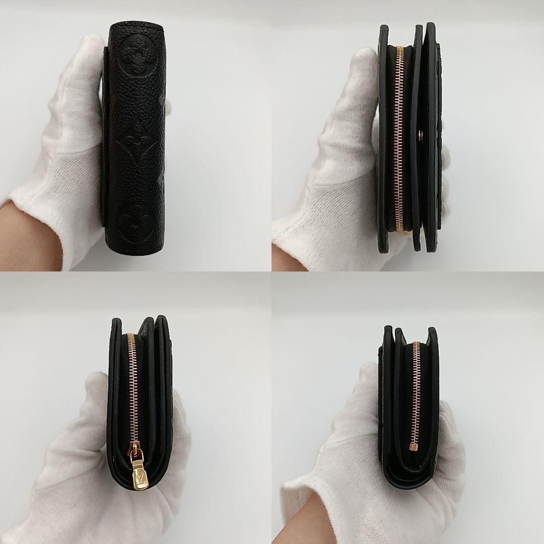 ルイヴィトン　モノグラム アンプラント ポルトフォイユ クレア ノワール