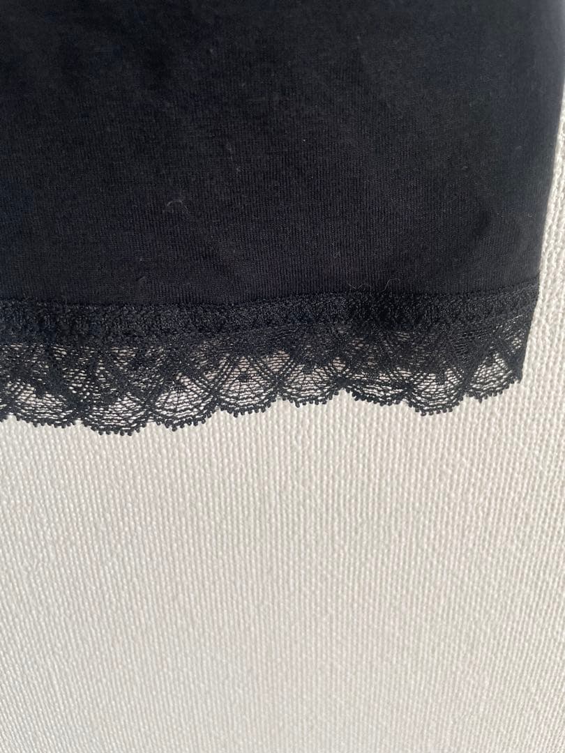 ヒステリックグラマー　スカルベリー　レースタンクトップ　黒