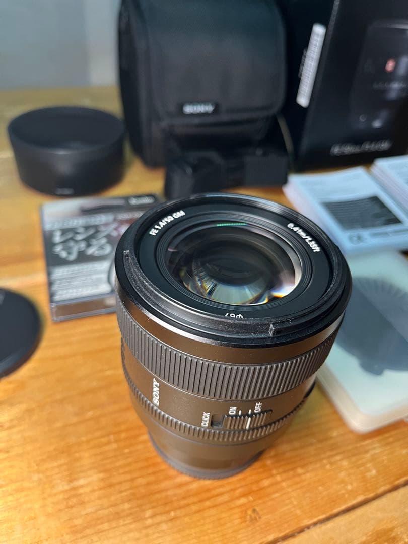 SONY FE50㎜ f1.4 GM フィルター2枚付き