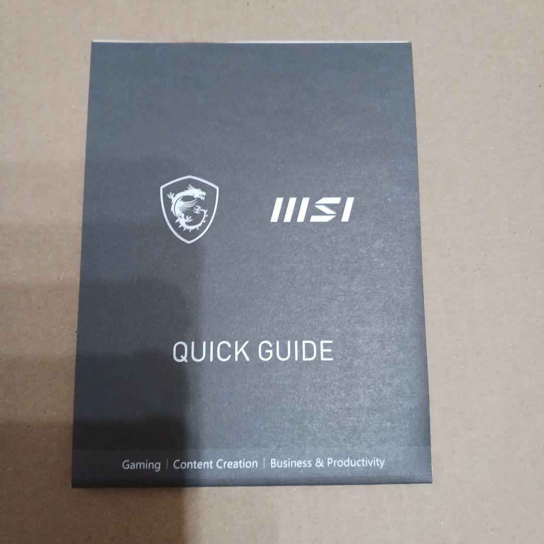 MSI ノートパソコン 14型 中古 難有り 黒