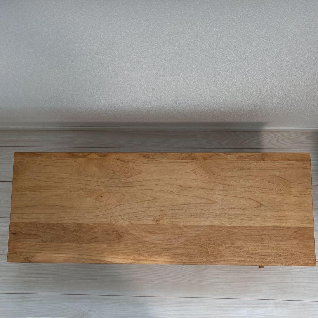 【幅95㎝】 木製シンプルテレビ台 引き出し付き