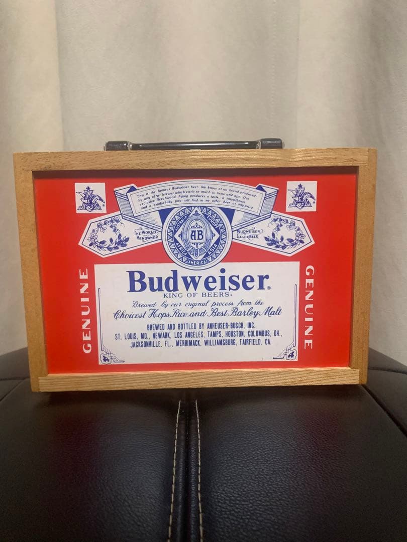 超希少！　Budweiser ヴィンテージ　木製　木箱