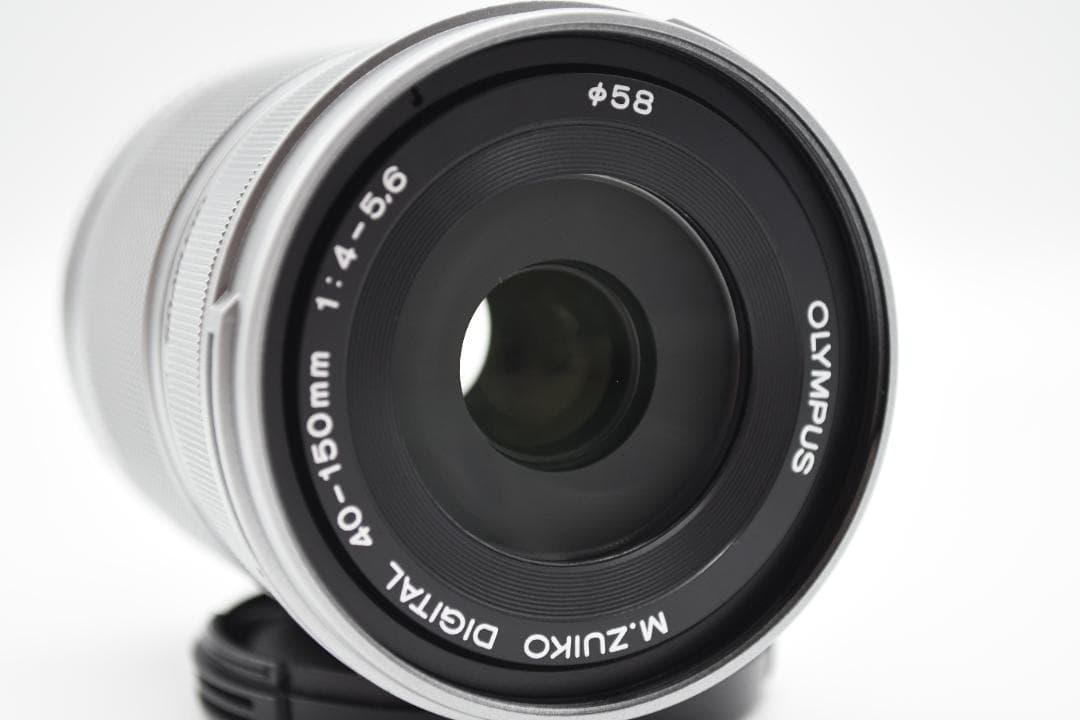 ★美品★ オリンパス M.ZUIKO 40‐150㎜☆望遠レンズ☆シルバー