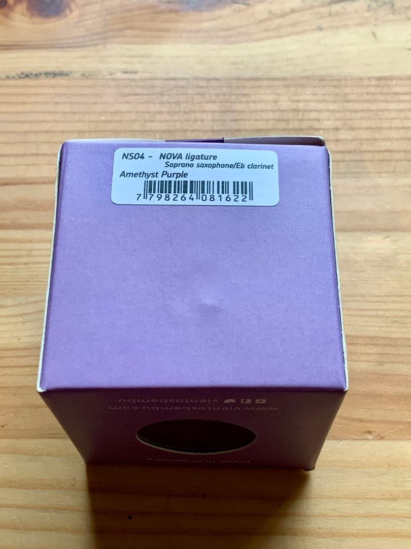ソプラノサックス bambu NOVA ligature アメジストパープル