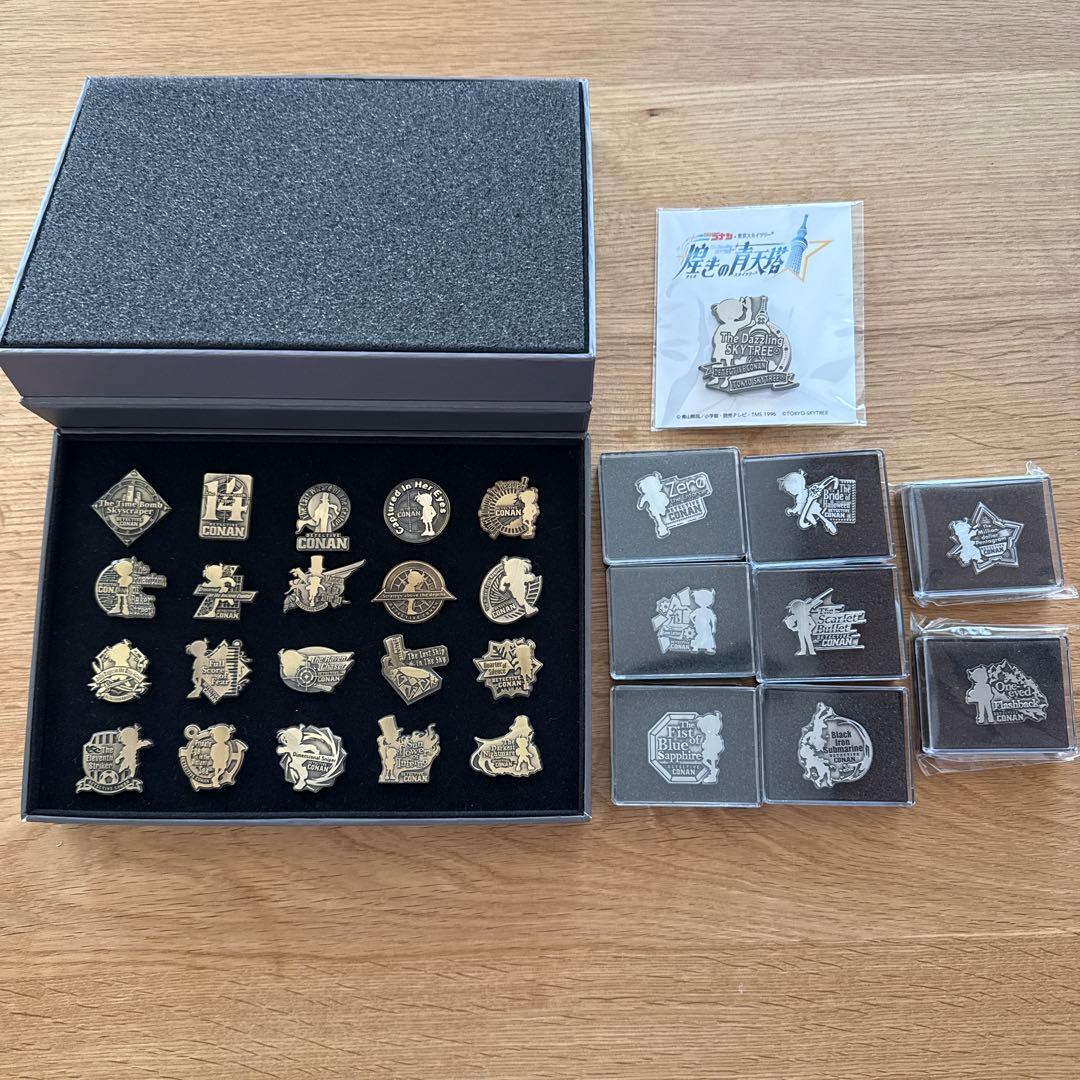 名探偵コナン 劇場版 映画 ピンバッジ 歴代 コンプリート29個セット