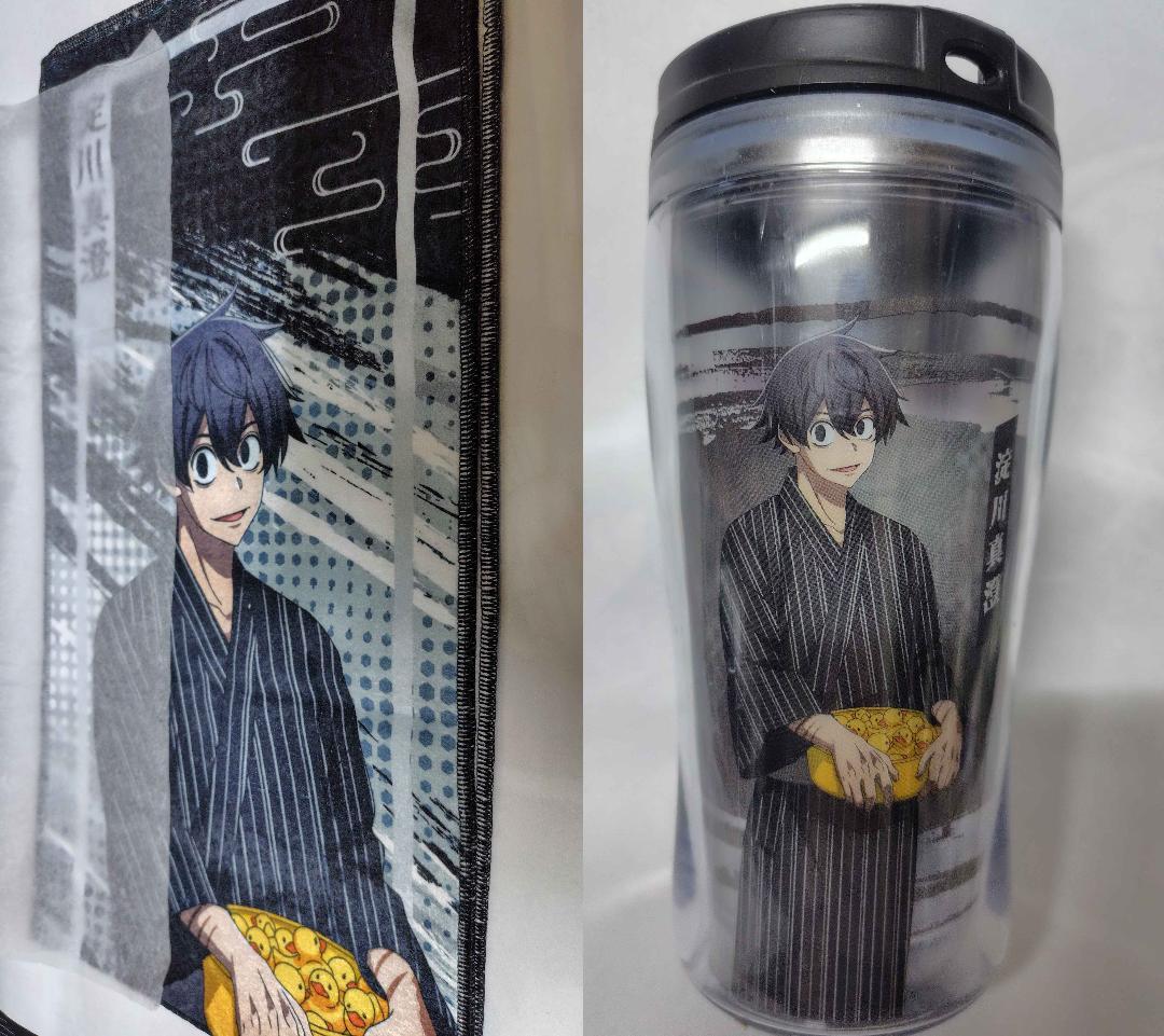 桃源暗鬼 極楽湯 淀川真澄 タオル・タンブラー・ポストカードセット 花魁坂京夜