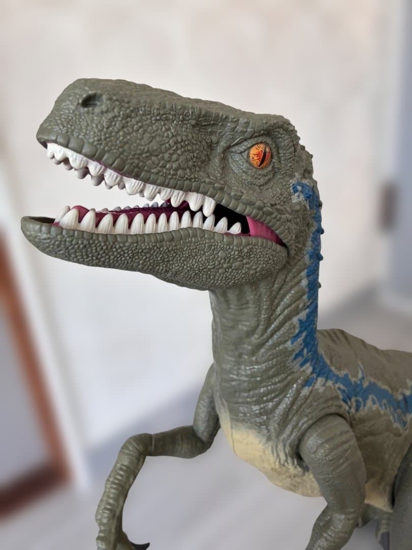 ジュラシックワールドジュラシックパークブルー恐竜フィギュア90cm以上