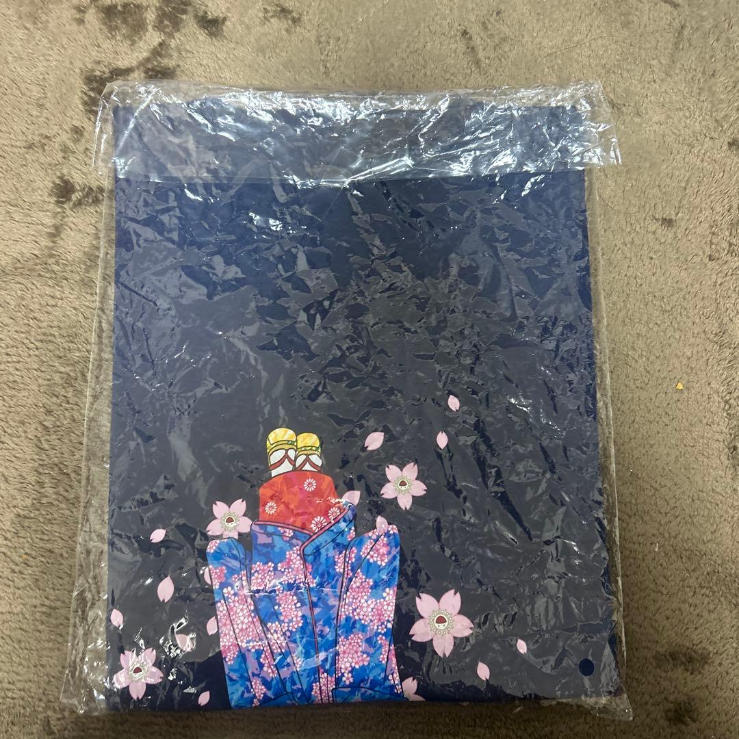 村上隆 もののけ京都 舞妓 Tシャツ　XLサイズ　ネイビー