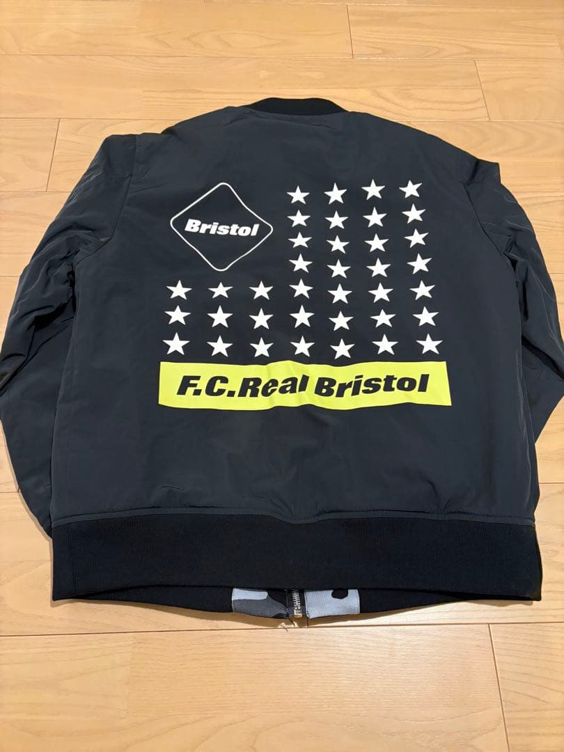 ジャケット・アウター FCRB Bristol STAR REVERSIBLE MA-1 JACKET