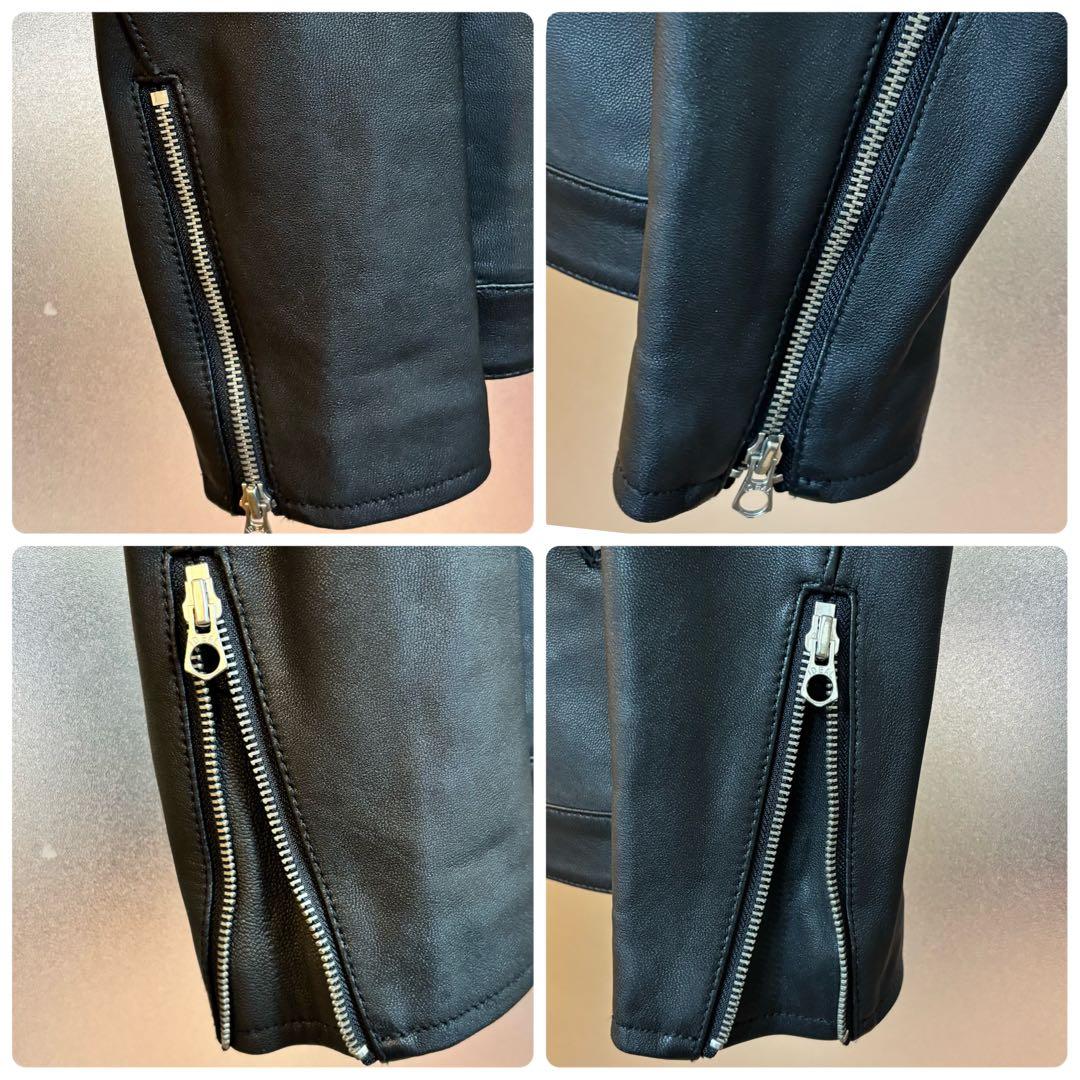 おかじ 様FREAK'S STORE シングルライダースジャケットXL ブラック