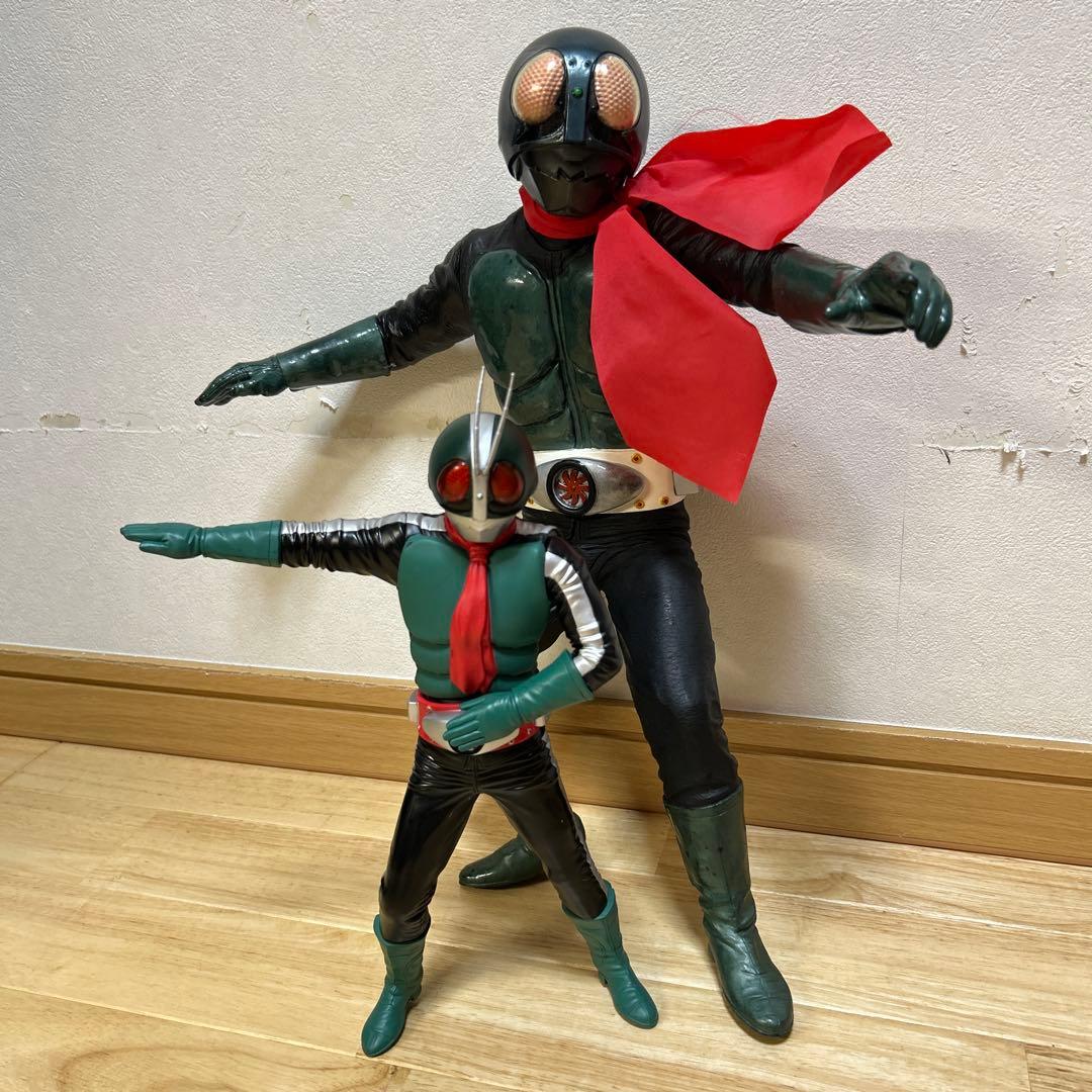 仮面ライダー旧1号　旧2号　ビッグサイズフィギュア
