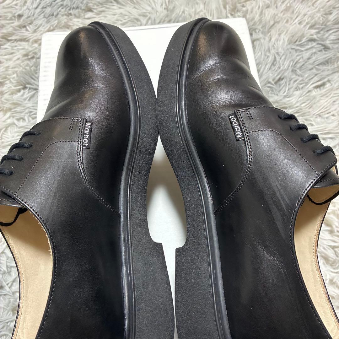 【良品】Marbot ポストマン 本革 40 BLACK〈定価44,000円〉