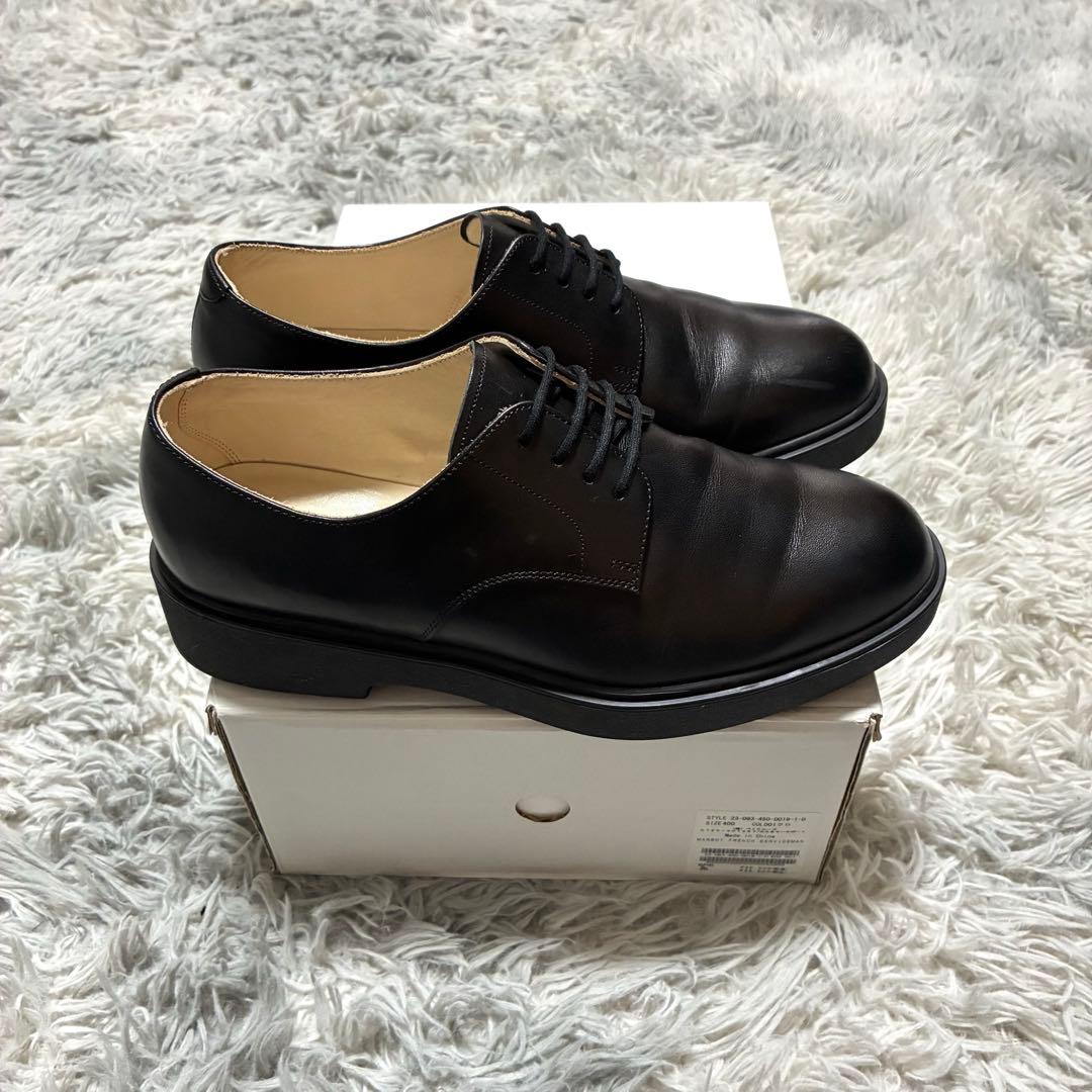 【良品】Marbot ポストマン 本革 40 BLACK〈定価44,000円〉