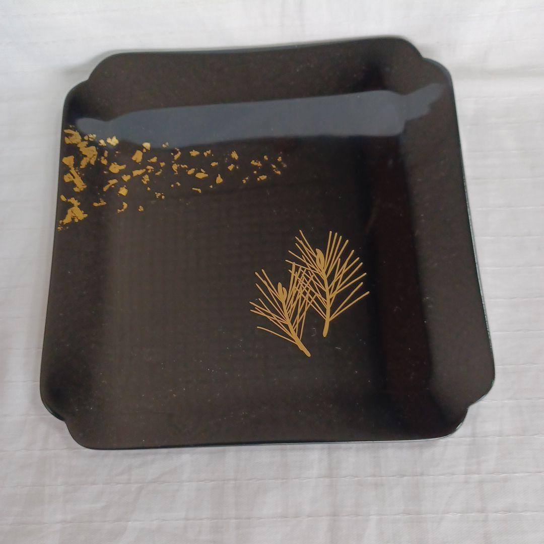 輪島塗菓子盆二点