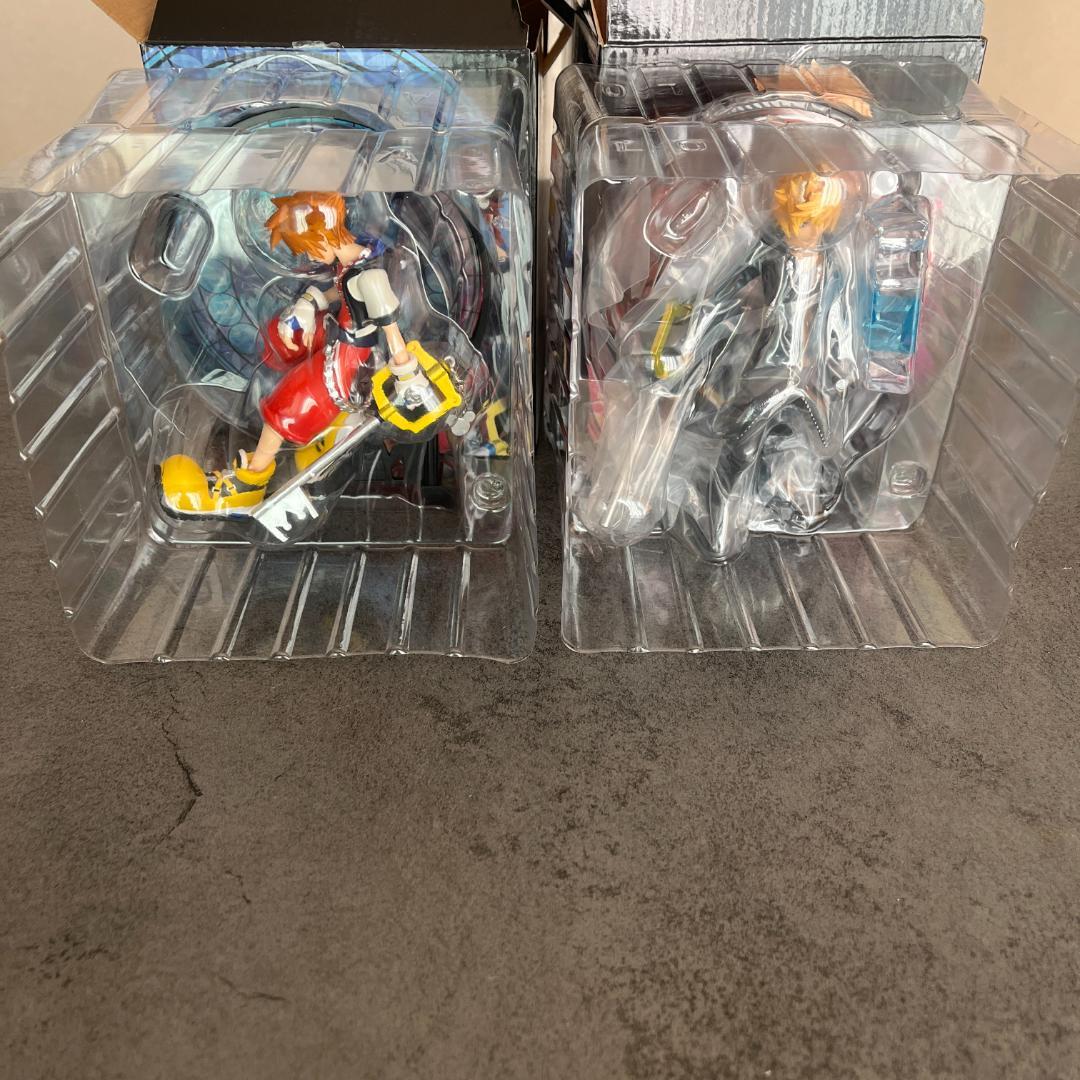 キングダムハーツ 一番くじ A賞　ソラ ラストワン ロクサス スタチューセット