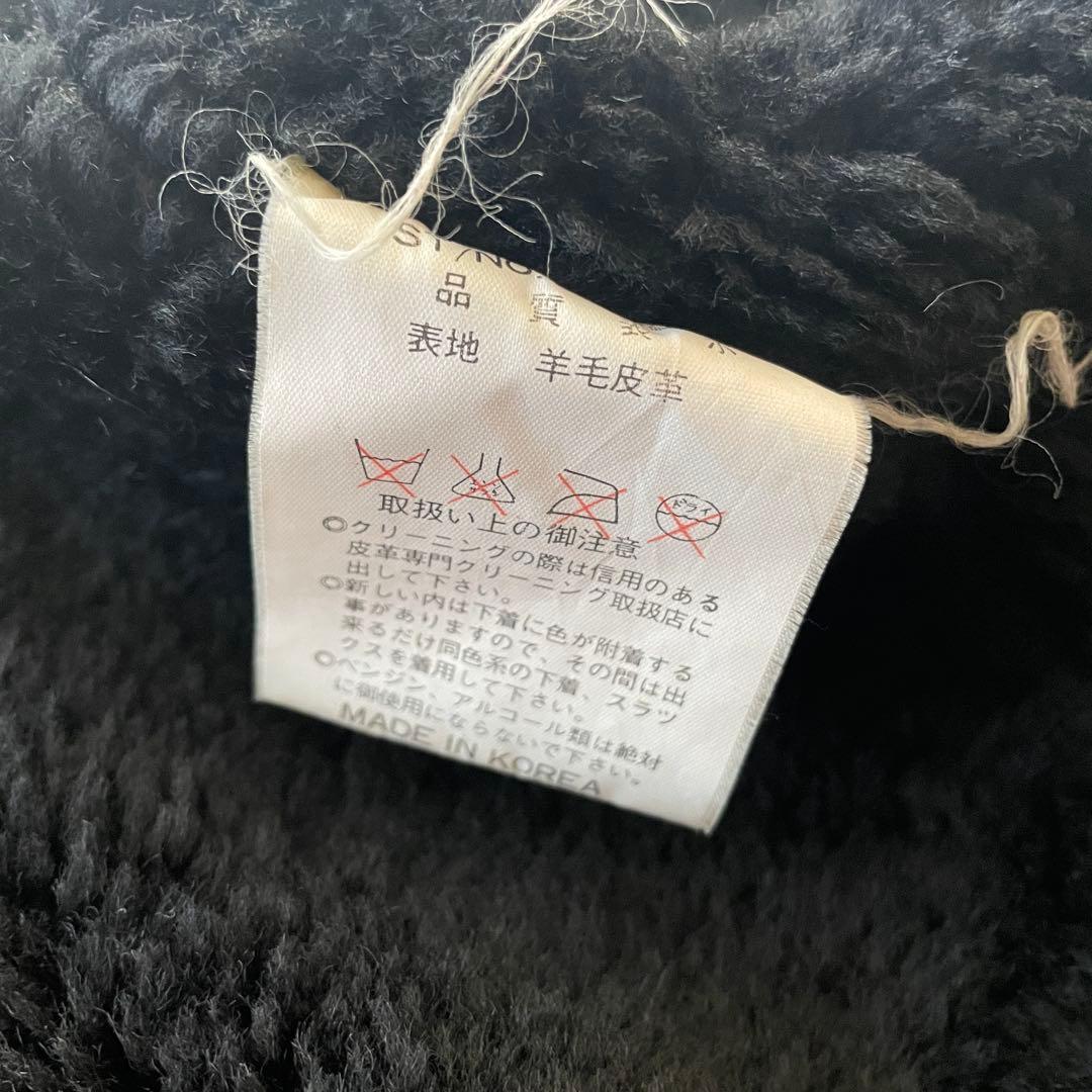 ヒロさん　B-3 羊革　ムートン　ジャケット　レザー　韓国製