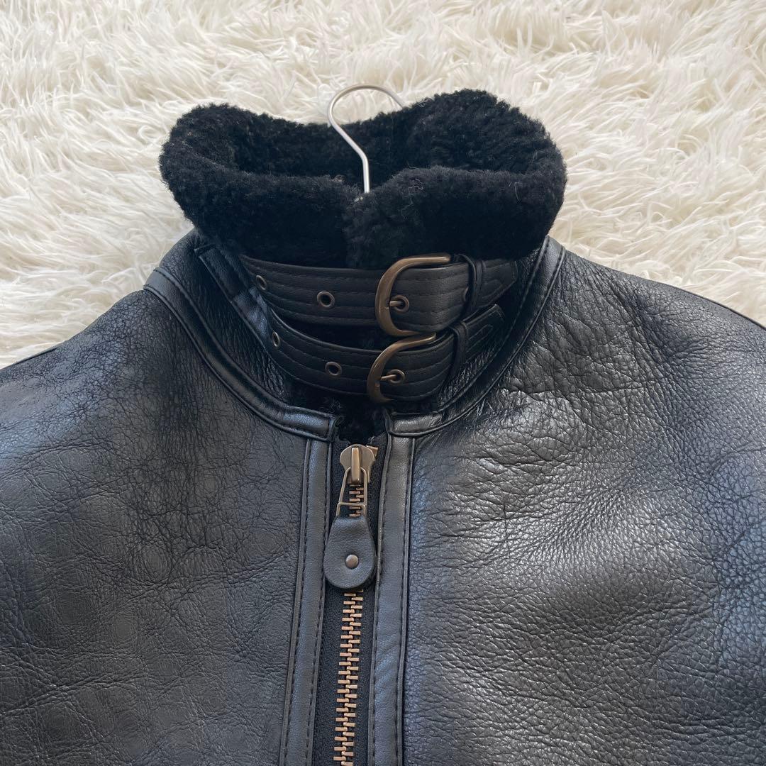 ヒロさん　B-3 羊革　ムートン　ジャケット　レザー　韓国製